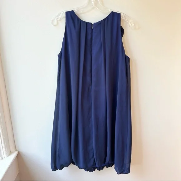 Jessica Howard bubble hem chiffon mini dress - Picture 4 of 8